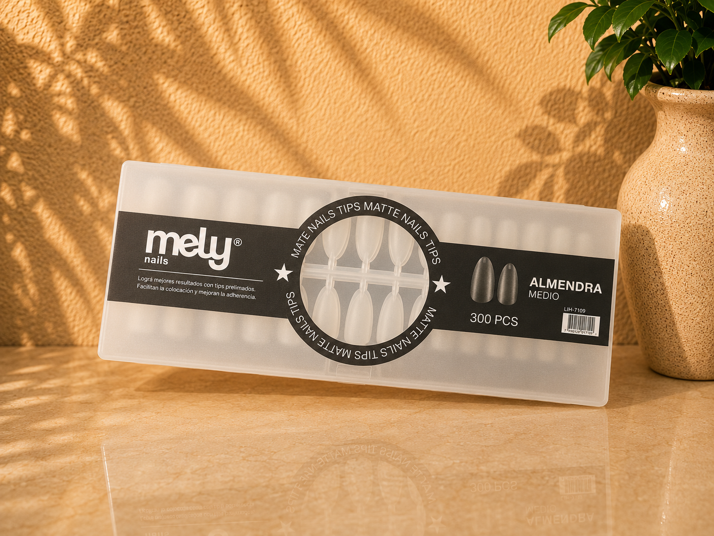 TIPS MELY ALMENDRA MEDIO MATTE 300 PCS