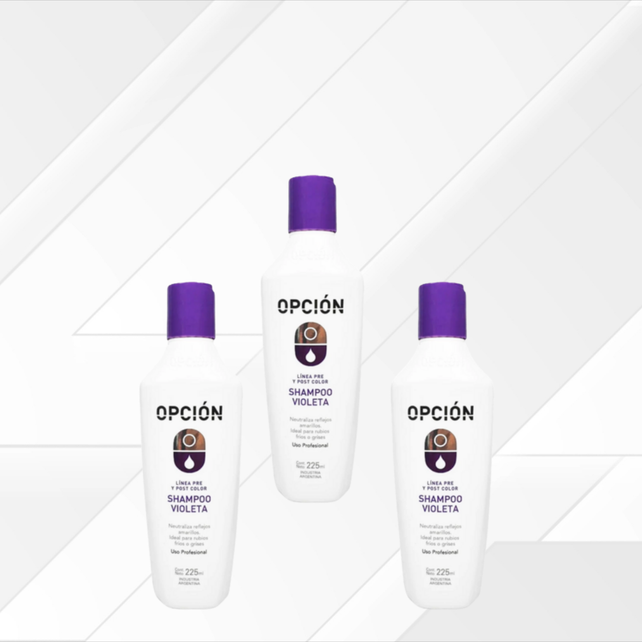 Shampoo Violeta Opción 225 ml