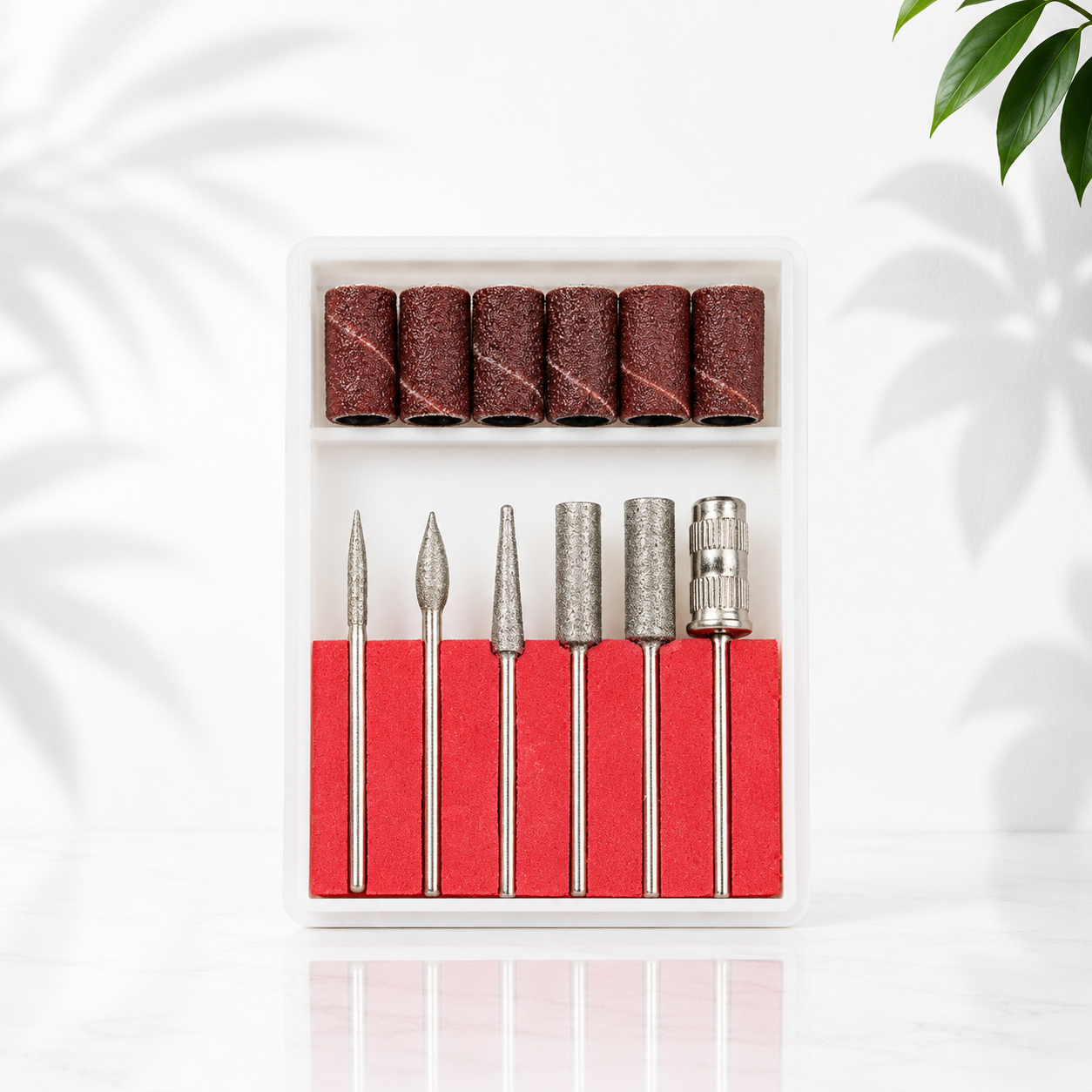 KIT FRESAS PARA TORNO DE UÑAS 6 PIEZAS