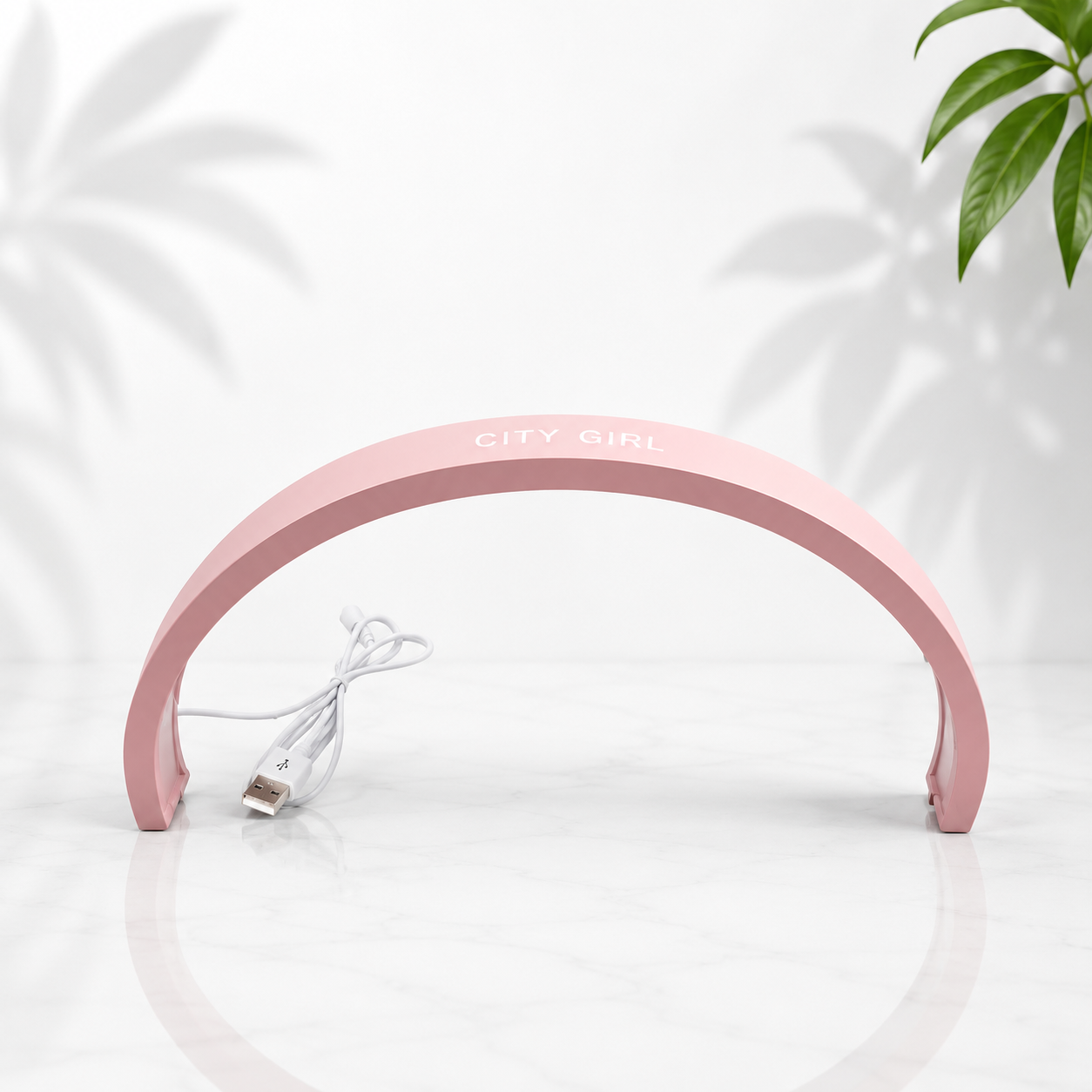 LÁMPARA UV/LED ARCO CITY GIRL ROSA