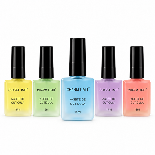 ACEITE DE CUTÍCULA 15ML CHARM LIMIT sobre fondo blanco