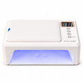CABINA UV LED CITY GIRL CON APOYA BRAZOS sobre fondo blanco