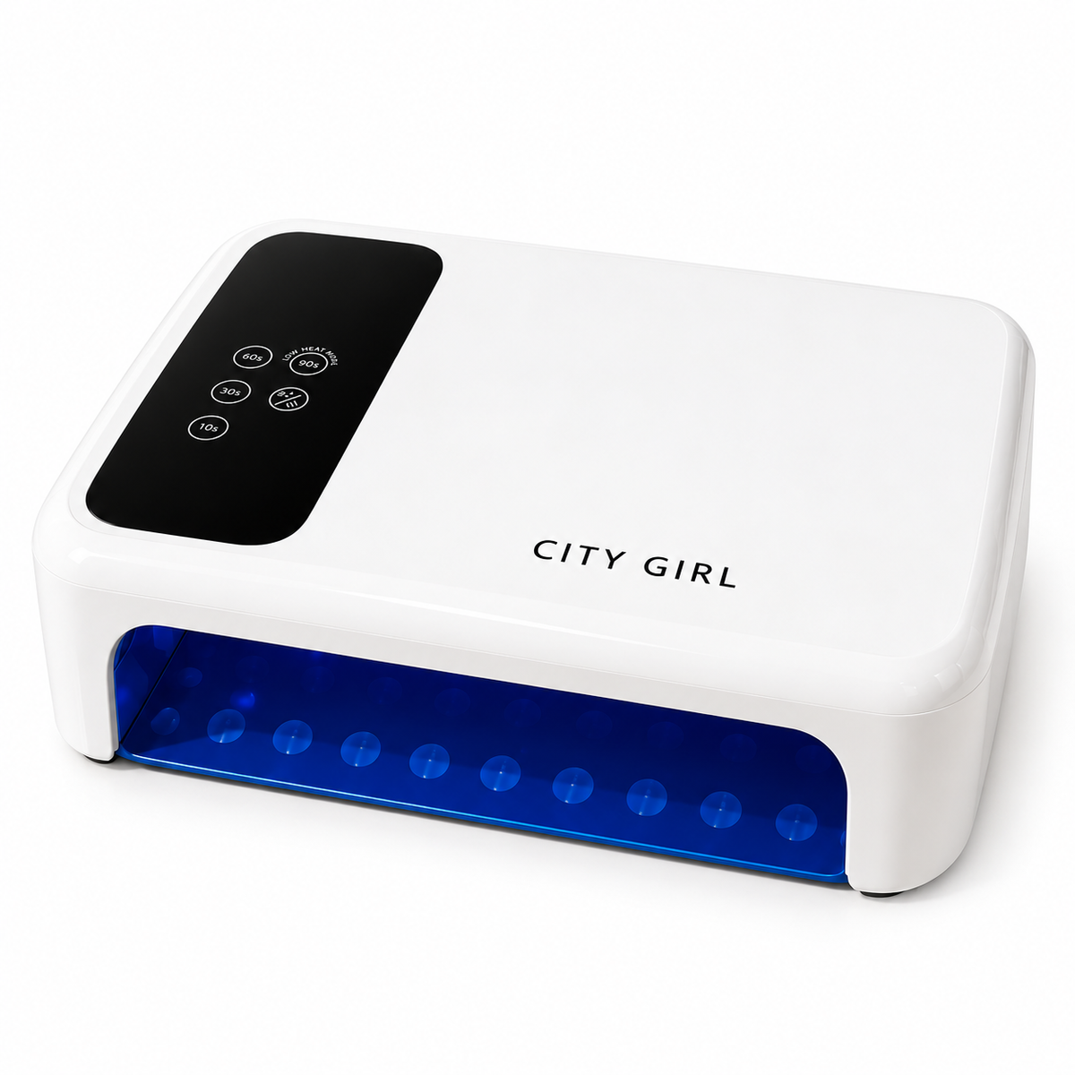 CABINA UV LED CITY GIRL PANEL TÁCTIL sobre fondo blanco