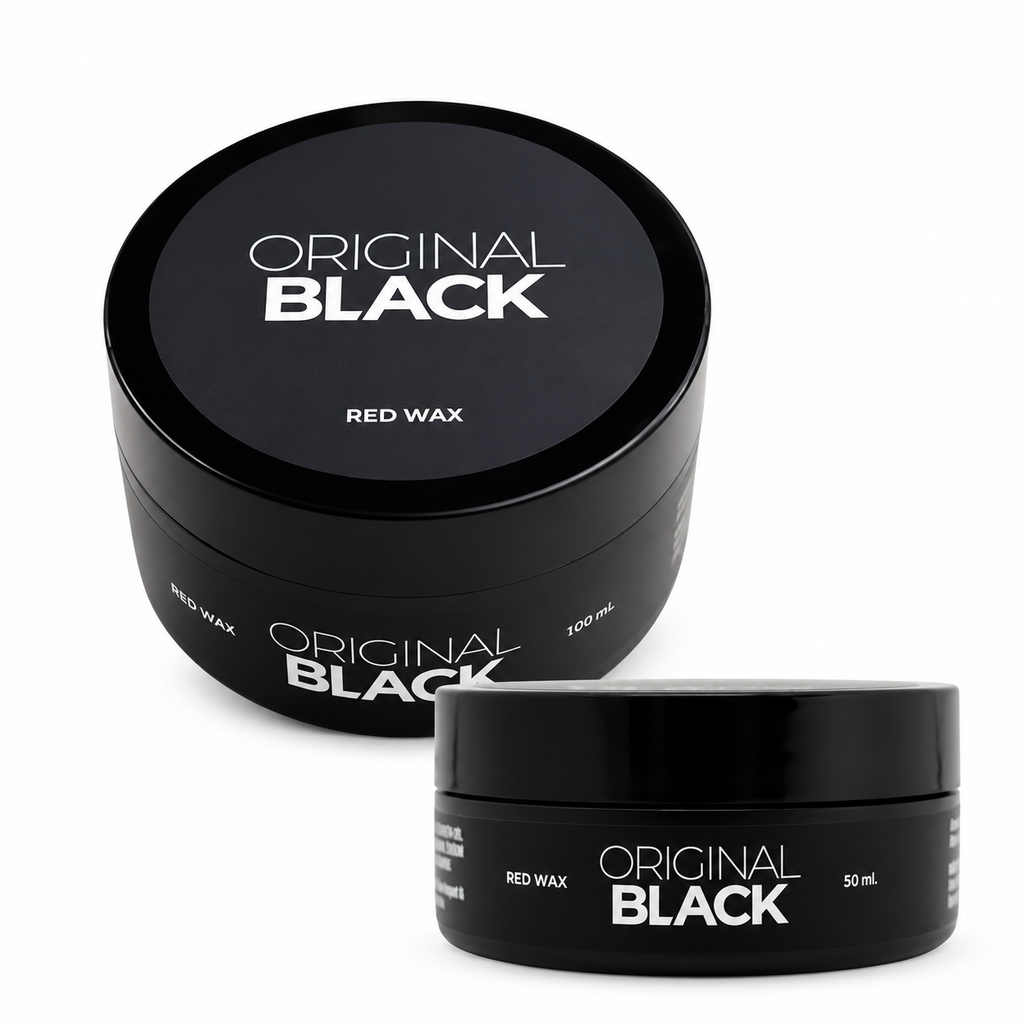 CERA ORIGINAL BLACK RED WAX 50 ML sobre fondo blanco