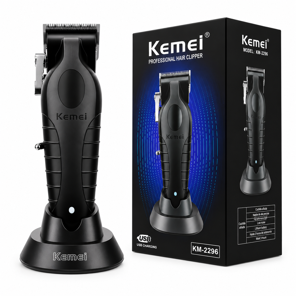 CLIPPER KEMEI 2296 sobre fondo blanco