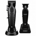 COMBO CLIPPER KEMEI 2296 + TRIMMER EVEREST BLACK sobre fondo blanco