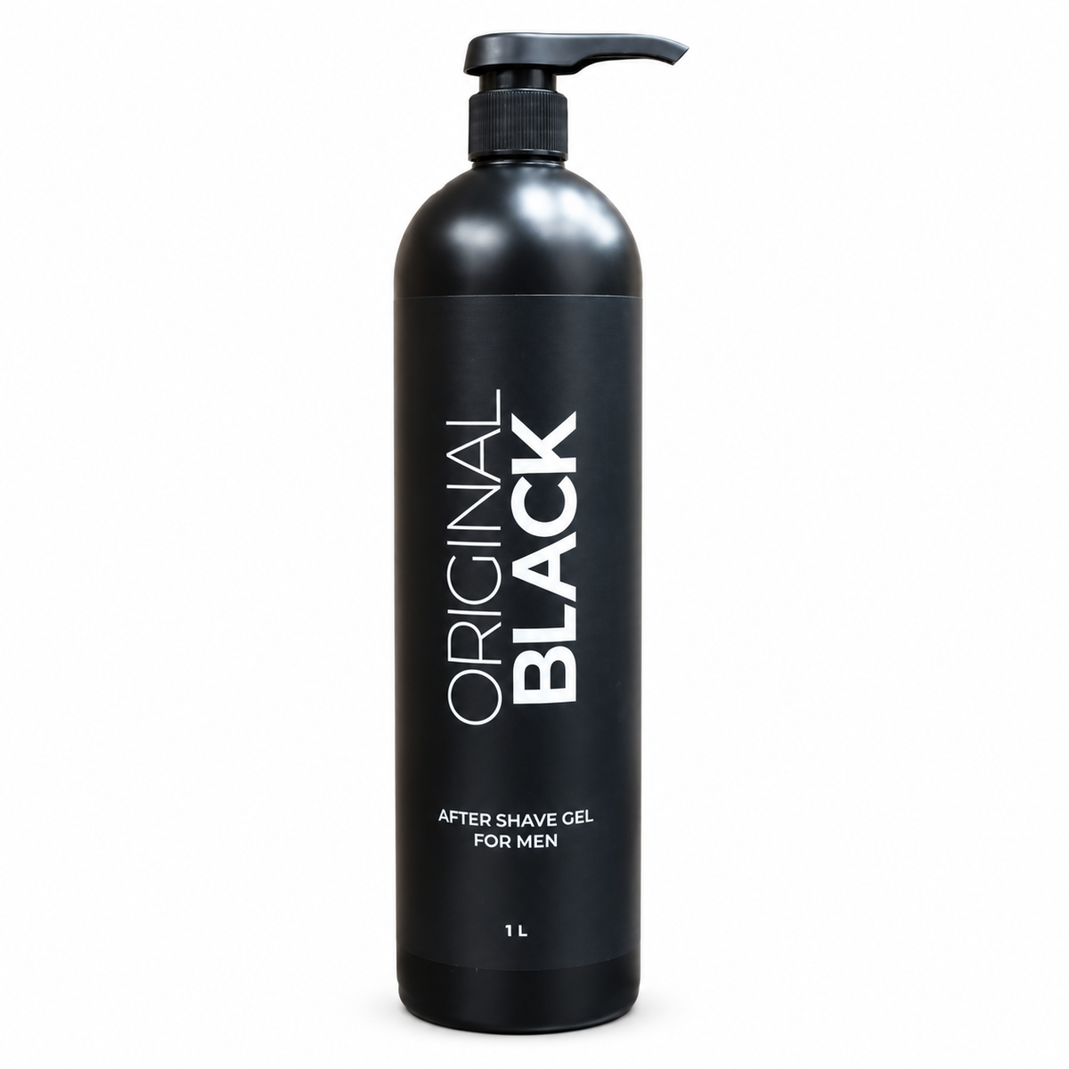 GEL DE AFEITAR ORIGINAL BLACK 1L sobre fondo blanco