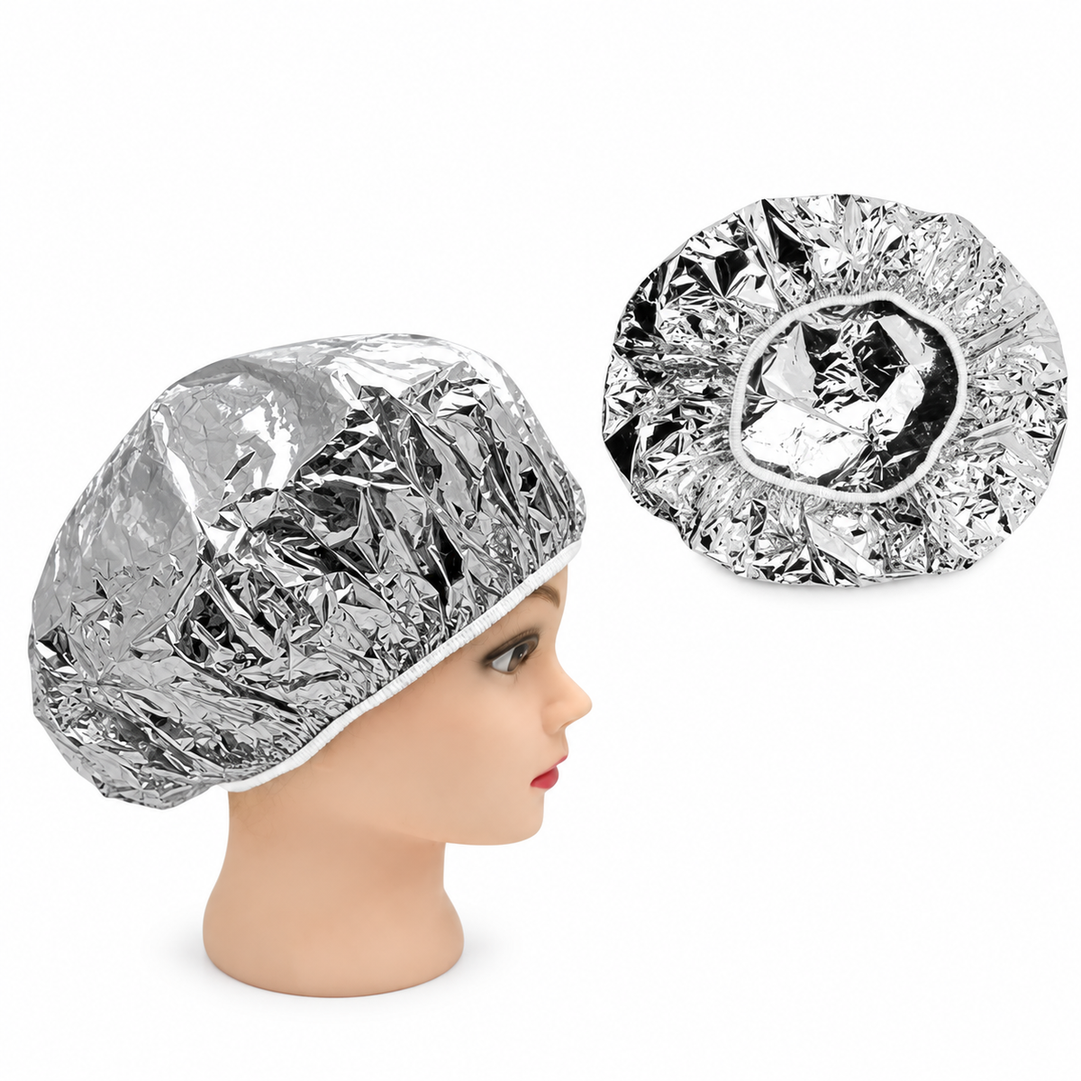 GORRO DE ALUMINIO sobre fondo blanco