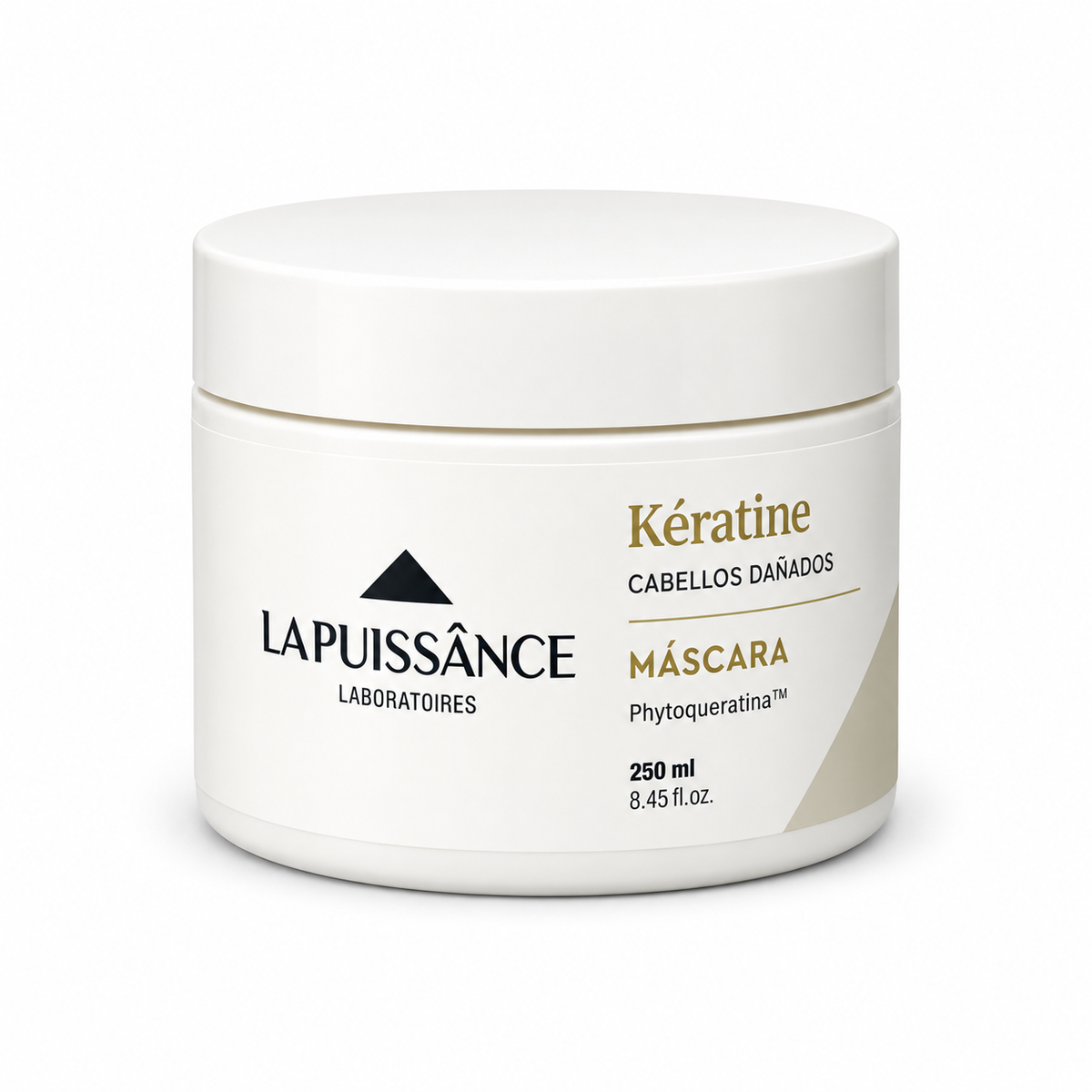Máscara La Puissance Keratine 250 ml completo sobre fondo blanco