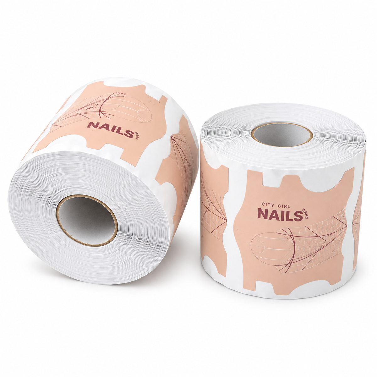 MOLDES DE UÑAS EN ROLLO CITY GIRL sobre fondo blanco