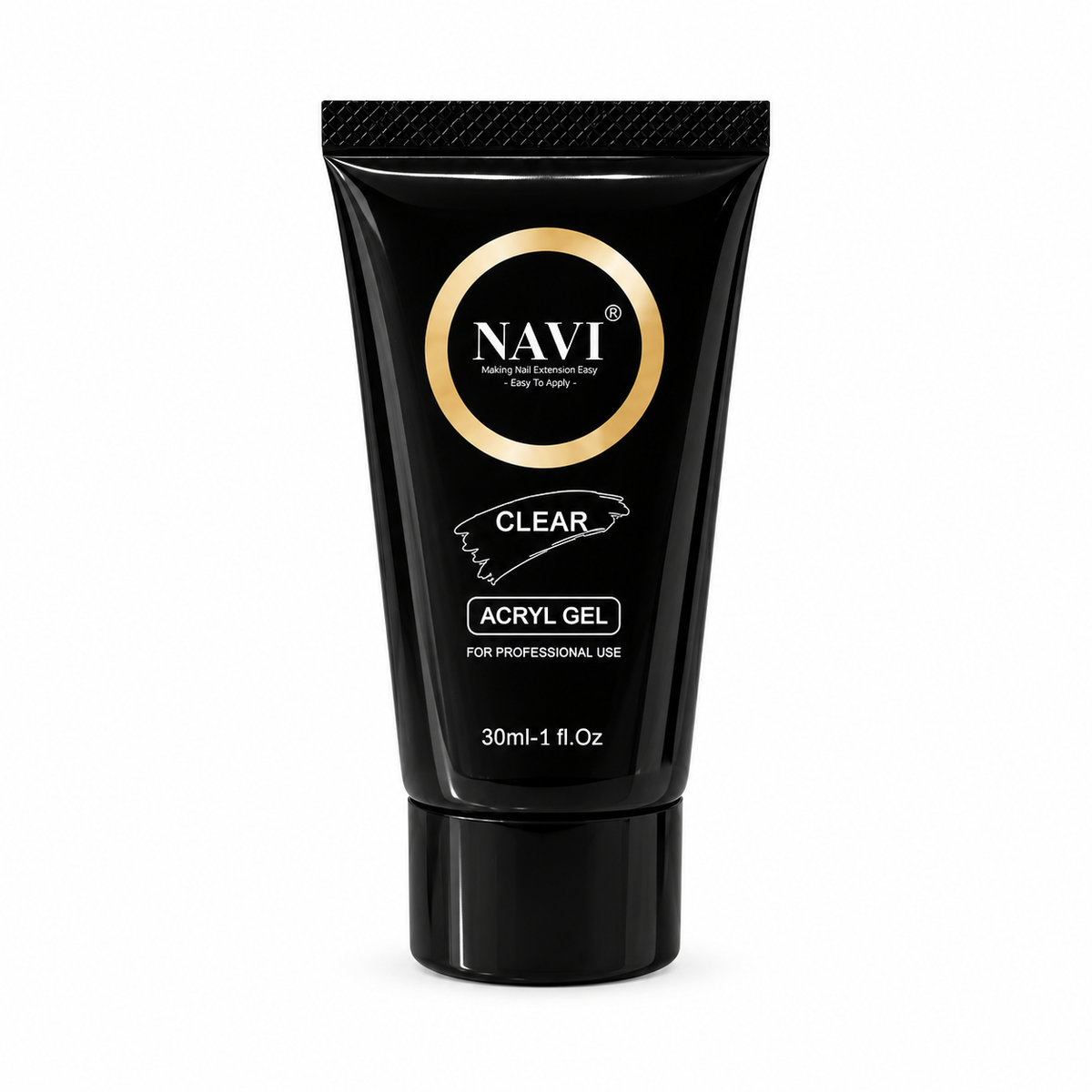 NAVI ACRYL GEL CLEAR 30 ML sobre fondo blanco