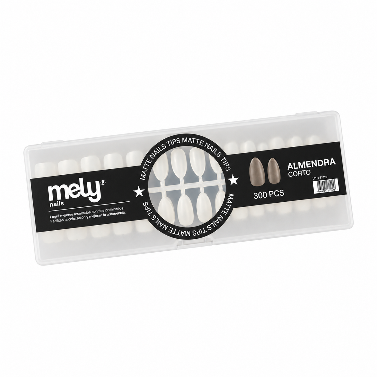 TIPS MELY ALMENDRA CORTO MATTE 300 PCS