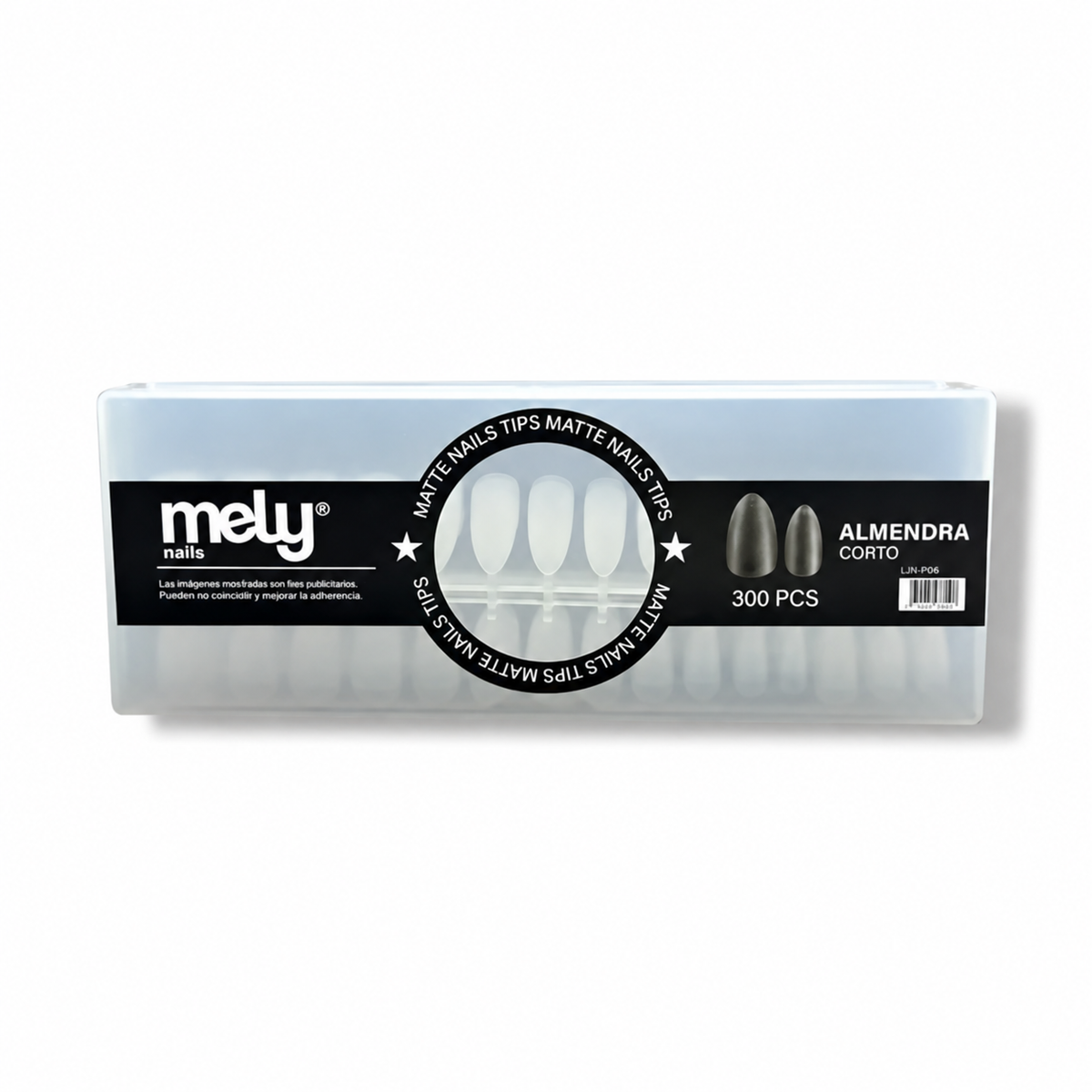 Tips Soft Gel MELY Almendra Corto