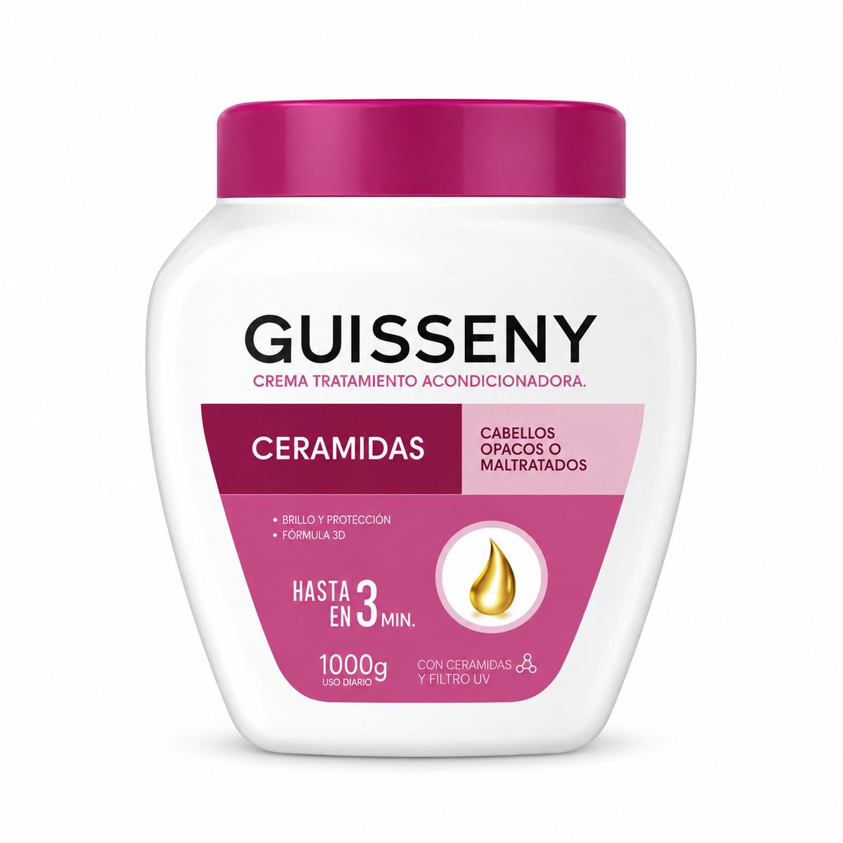 Guisseny Ceramidas sobre fondo blanco