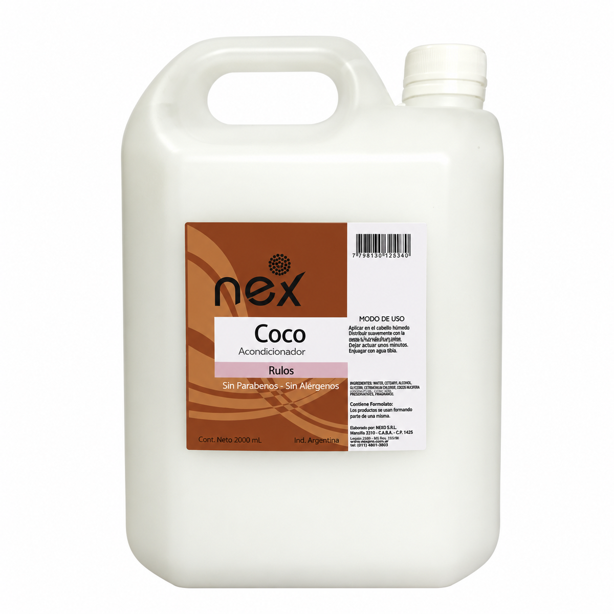 BIDON NEX ACONDICIONADOR COCO 2000ml