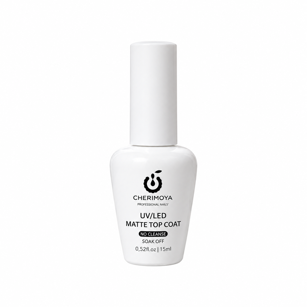 TOP COAT MATTE CHERIMOYA sobre fondo blanco
